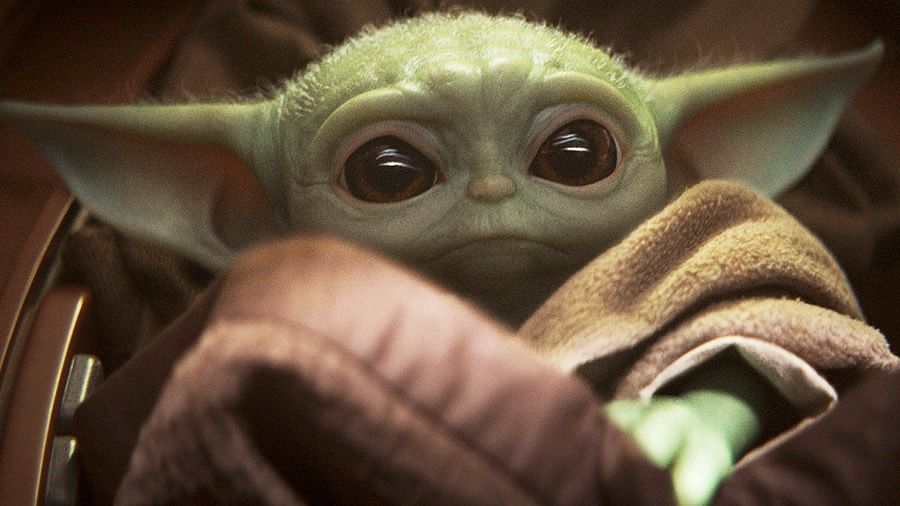 Baby Yoda em O Mandaloriano da Disney Plus