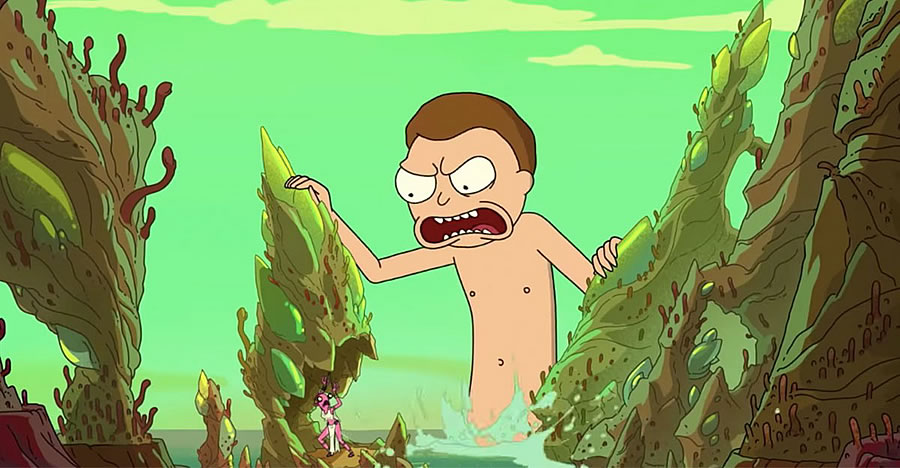 Abertura da quarta temporada do desenho Rick e Morty